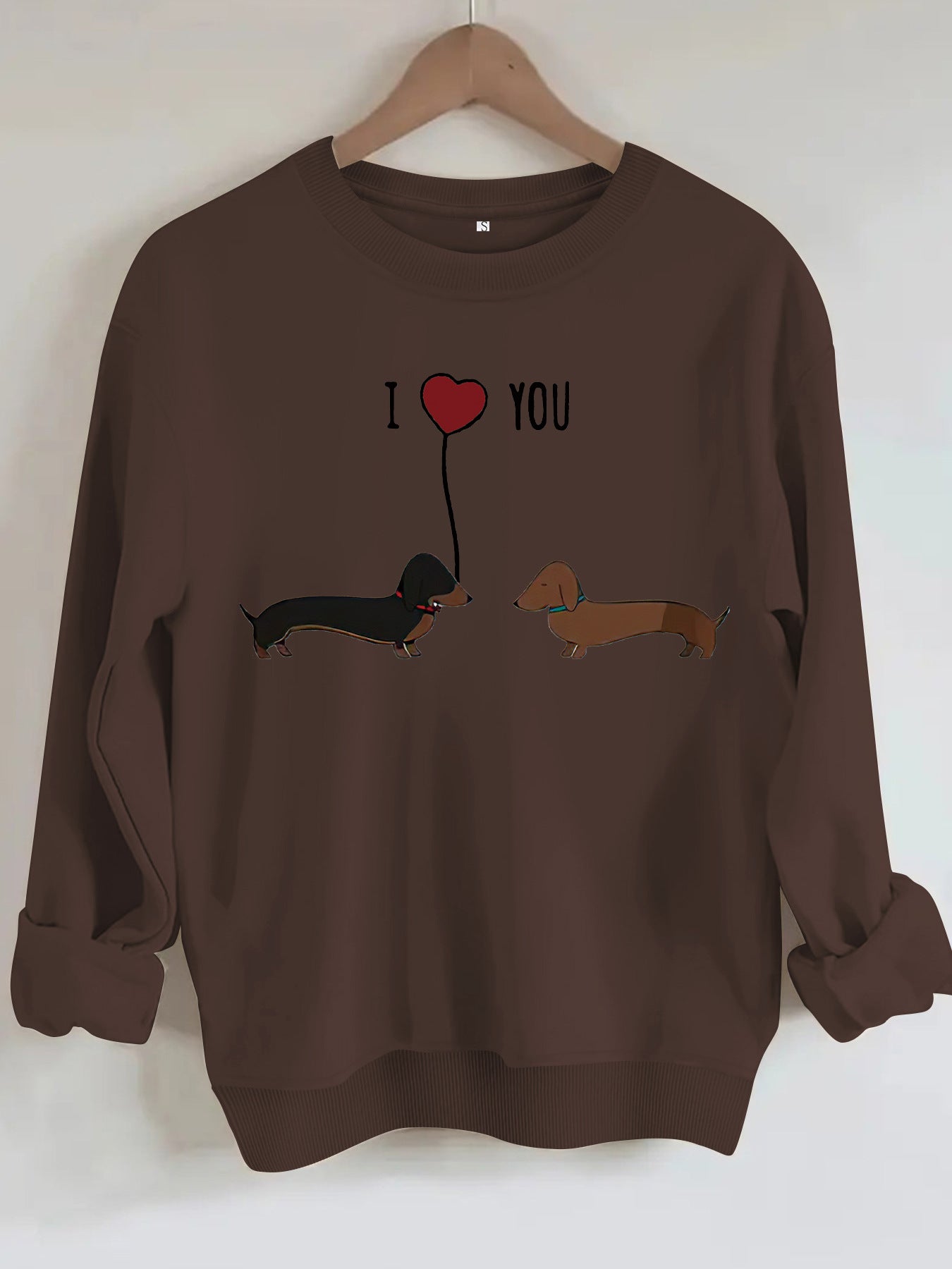 Two Dog Print Hoodie