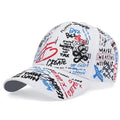 Fashion Letter Graffiti Baseball Cap for Men & Women 