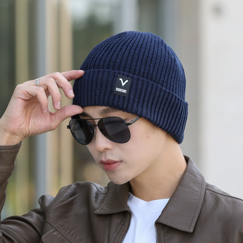 Winter Warm Thickened Knitted Cap Men And Women 