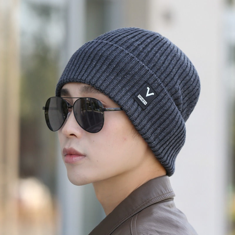 Winter Warm Thickened Knitted Cap Men And Women 