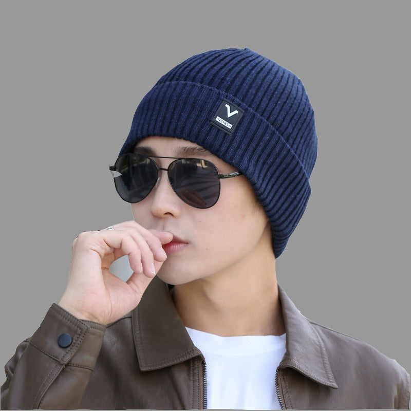 Winter Warm Thickened Knitted Cap Men And Women 