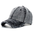 New Unisex Washed Cotton Cap High Quality Denim Plain Baseball Cap 