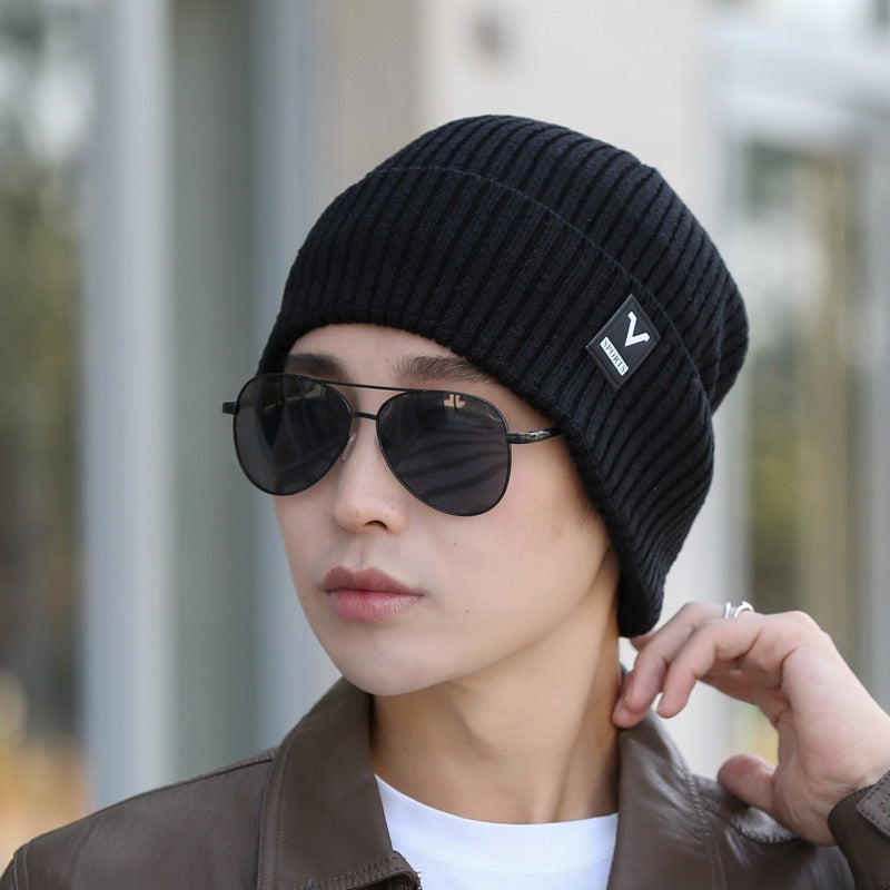 Winter Warm Thickened Knitted Cap Men And Women 