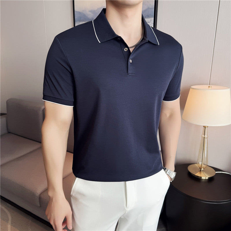 Classic Short Sleeve Polo Shirt for Men