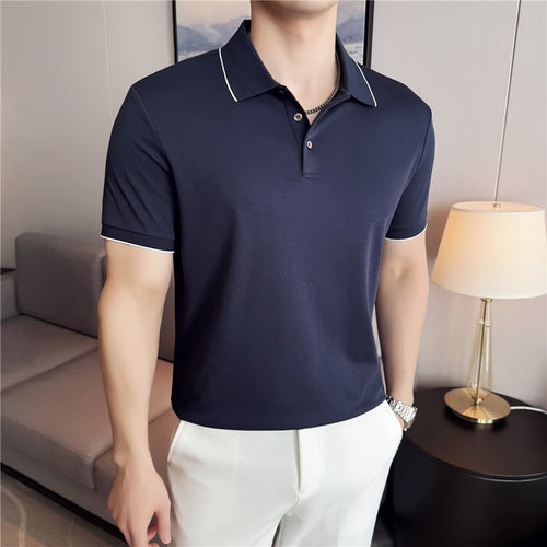 Classic Short Sleeve Polo Shirt for Men