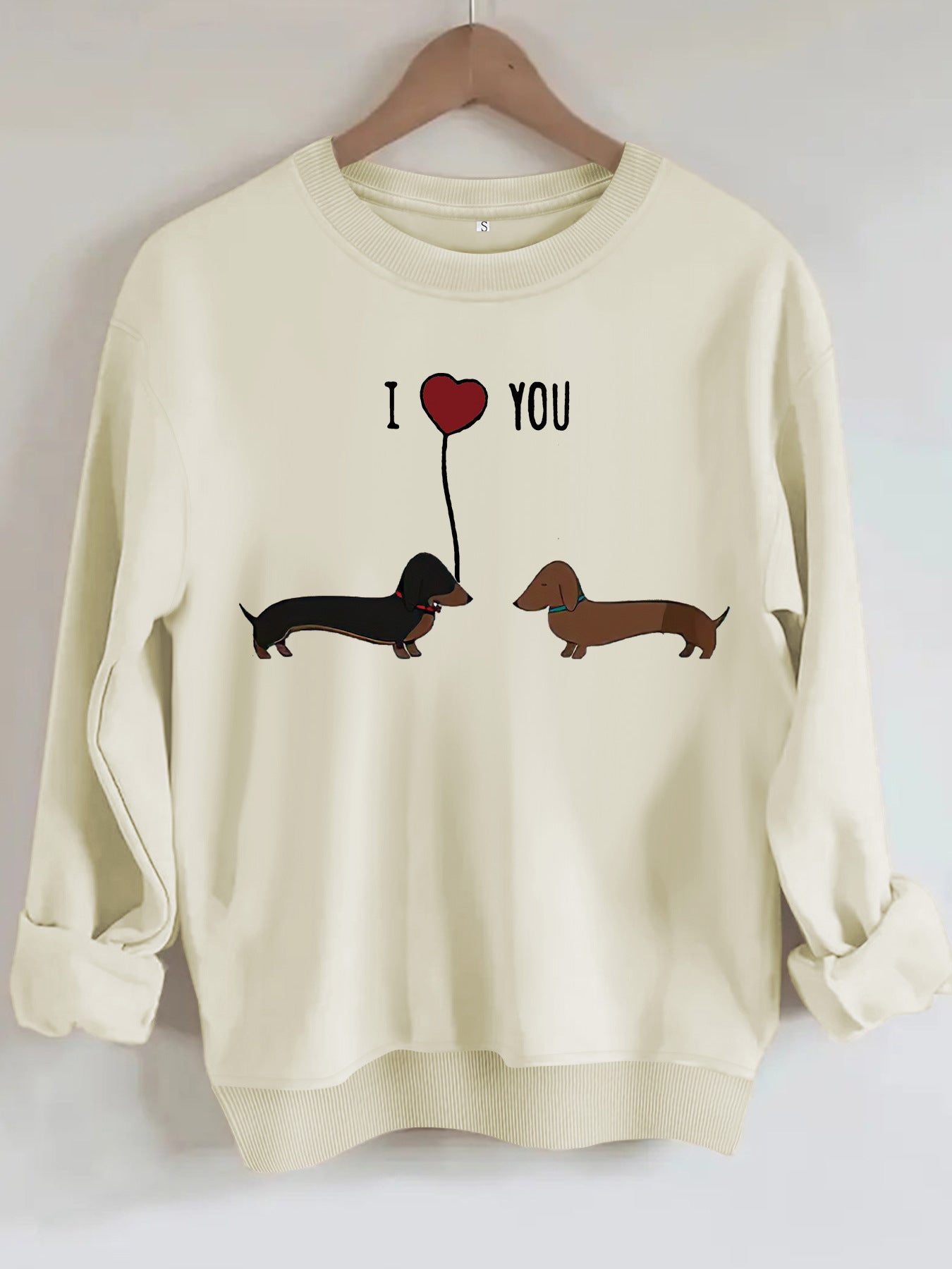Two Dog Print Hoodie