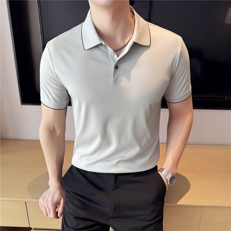 Classic Short Sleeve Polo Shirt for Men