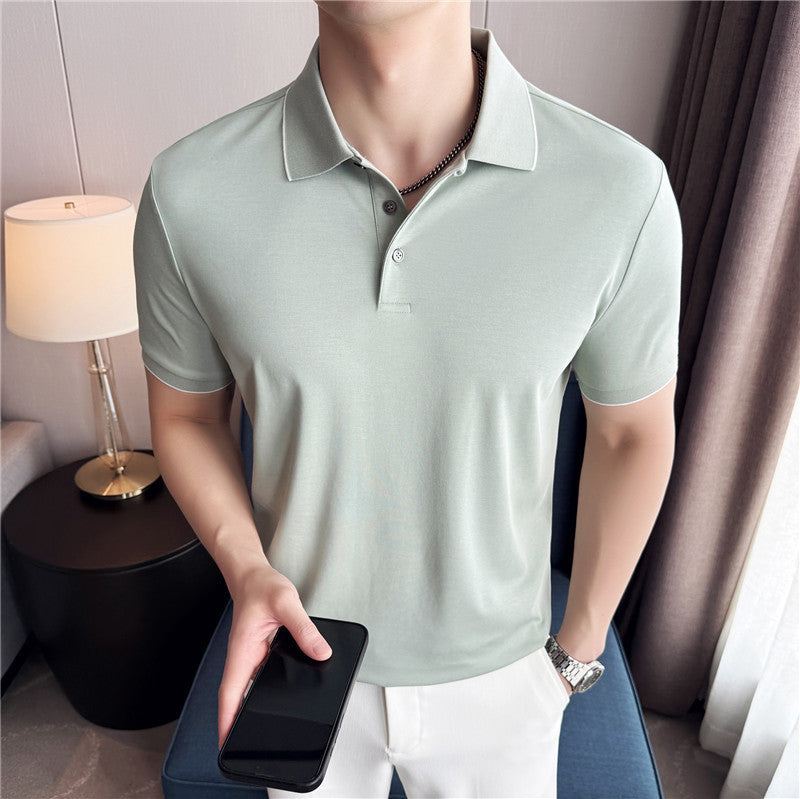 Classic Short Sleeve Polo Shirt for Men
