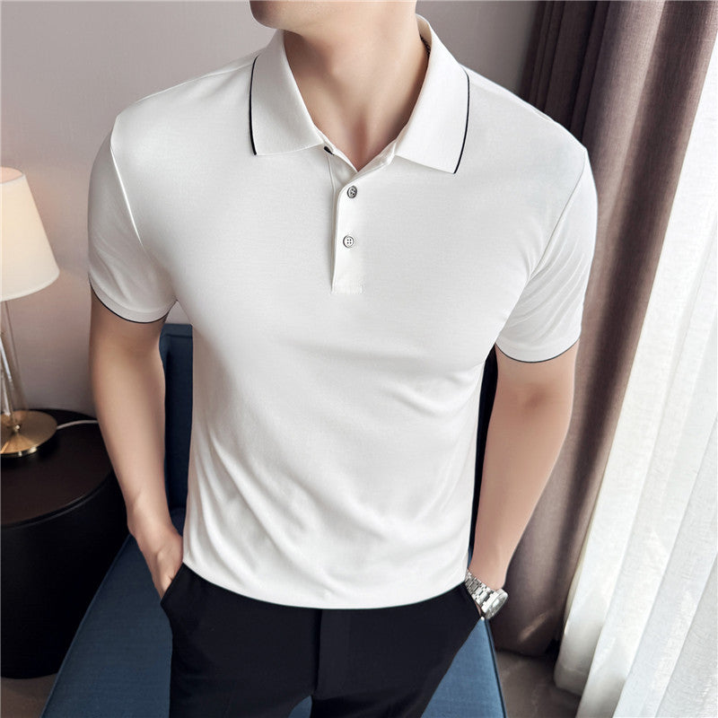 Classic Short Sleeve Polo Shirt for Men
