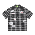 Plaid shirt T-shirt