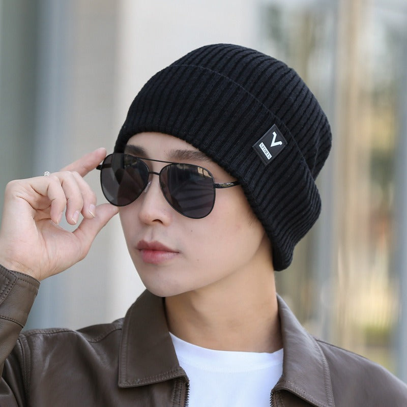 Winter Warm Thickened Knitted Cap Men And Women 