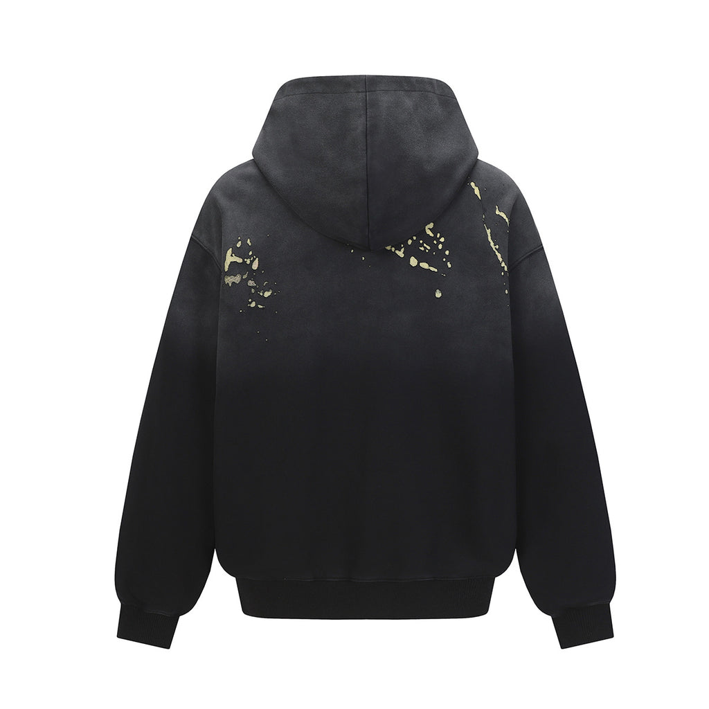Destruction of hoodies and sweatshirts