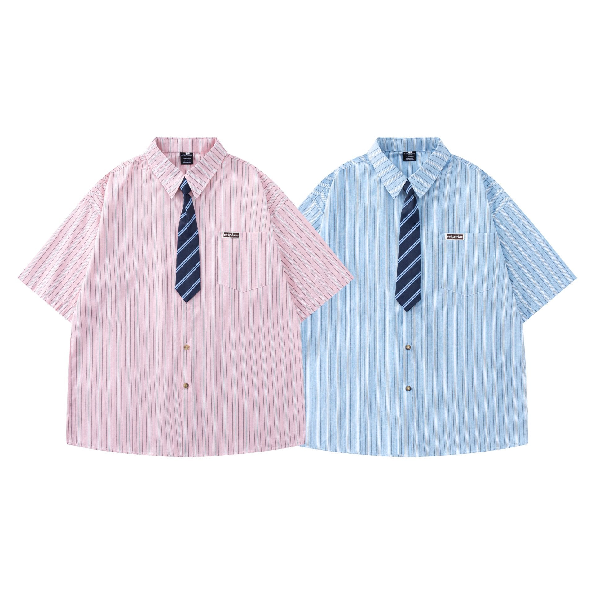 Striped shirt T-shirt